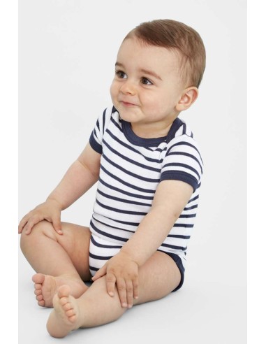 S-SO01401-SOL'S MILES BABY - STRIPED BODYSUIT